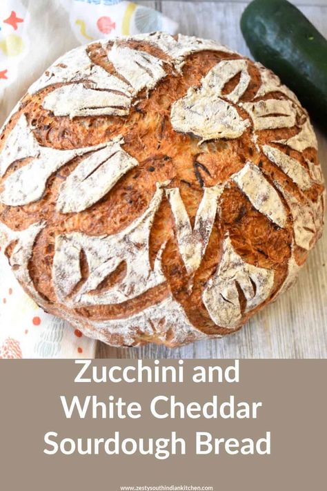 Cheddar Sourdough Bread, Sourdough Zucchini, South Indian Kitchen, Sourdough Breads, Beautiful Baking, Spent Grain, Bread Sourdough, Starter Recipes, Starter Recipe