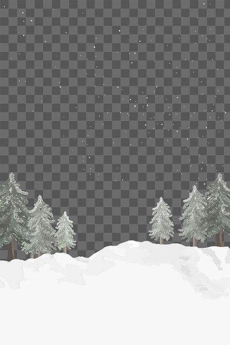 Winter Border, Snow Christmas Tree, Christmas Decora, Christmas Tree Png, Border Png, Tree Png, Png Aesthetic, Snow Christmas, Png Transparent Background