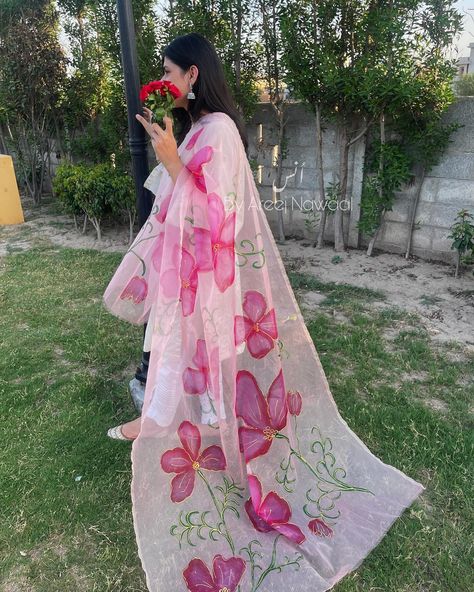 Hosh Ruba Eid Collection ✨ Dm to order! . . . #handmade #handpainted #dupatta #eid #desi #fabricpainting Painted Suits, Fabric Colour Painting, Paint Shirt, Fabric Paint Shirt, Fabric Painting On Clothes, Best Poses For Photography, Fabric Paint Designs, Subscribe My Youtube Channel, Paint Shirts