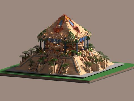 Desert Pyramid Minecraft, Minecraft Pyramid Build, Pyramids Minecraft, Minecraft Pyramid Base, Desert Palace Minecraft, Minecraft Pyramid Design, Egyptian Minecraft, Egypt Minecraft, Minecraft Big Builds