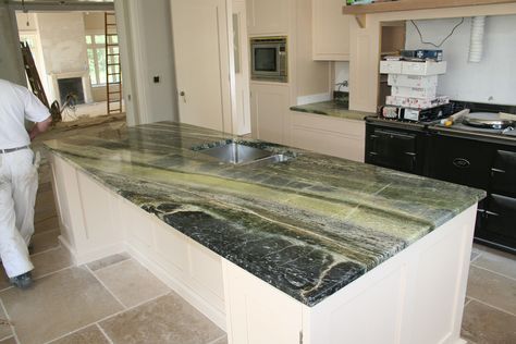 https://flic.kr/p/8fA2aZ | Connemara Marble island top | When you can have anything you want...then this is the way to go. Irish Kitchen Ideas, Kitchens Rustic, 1960s Kitchen Remodel, Colonial Kitchen Remodel, Narrow Kitchen Remodel, Tiny Kitchen Remodel, Awesome Kitchens, Irish Kitchen, Vintage Kitchen Remodel