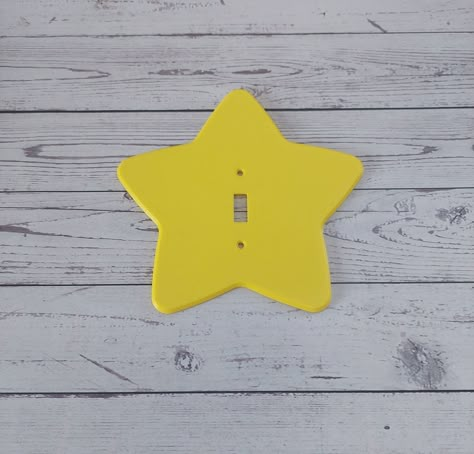 Star Light Switch Cover / Outer Space Cover / Atomic Age / Atomic Retro / Trendy / - Etsy Air Dry Clay Light Switch Cover, Funky Light Switch Covers, Cool Things To Buy For Your Room, Atomic Aesthetic, Room Decor Space, Kawaii Decor, Atomic Retro, Apartment Deco, Space Room