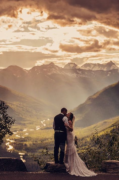 Glacier Wedding, Park Wedding Ceremony, Glacier National Park Wedding, Mountain Photoshoot, Glacier National Park Elopement, Kalispell Montana, Paradise Wedding, Montana Wedding, National Park Wedding