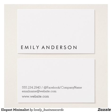 Elegant Minimalist Business Card Powerpoint Poster Template, Powerpoint Poster, Christmas Powerpoint, Christmas Powerpoint Template, Personal Stationary, V Card, Buisness Cards, Visit Card, Minimal Business Card