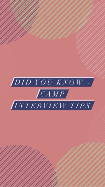 Bethany | Summer Camp Blogger on Instagram: "N E W B L O G P O S T Camp interviews can be a daunting thing especially when you really want the job! This week’s blog post (& new podcast episode on Wednesday) is gathering tips from an actual camp director and asking them what they are looking for from you as an interviewee! It’s a great inside scoop and could really help anyone going into any interview but especially a camp interview this season! Click the link in my bio for the blog pos Camp Director, Summer Jobs, Interview Tips, News Blog, Summer Camp, You Really, Blog Post, Podcast, Interview