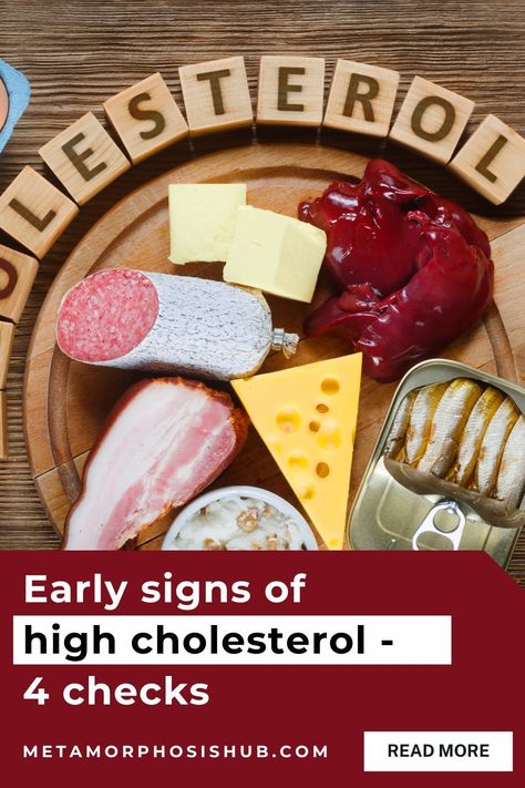 What are the early signs of high cholesterol levels? There is a need to recognize these signs because as you age, high cholesterol becomes a significant problem for a large portion of the adult populace. #HighCholesterolSymptoms #CholesterolWarningSigns #EarlyCholesterolDetection #ElevatedCholesterolSigns #CholesterolHealthIndicators #DetectHighCholesterolEarly Signs Of High Cholesterol, Low Cholesterol Food List, High Cholesterol Symptoms, What Is Cholesterol, What Causes High Cholesterol, High Cholesterol Levels, Summer Health, Cholesterol Lowering Foods, Low Cholesterol