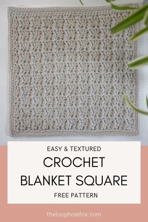 Crochet Blanket Square, Crochet Square Pattern, Crochet Granny Stitch, Crochet Square Blanket, Granny Stitch, Stitch Sampler, Front Post Double Crochet, Crochet Home Decor, Crochet Square Patterns