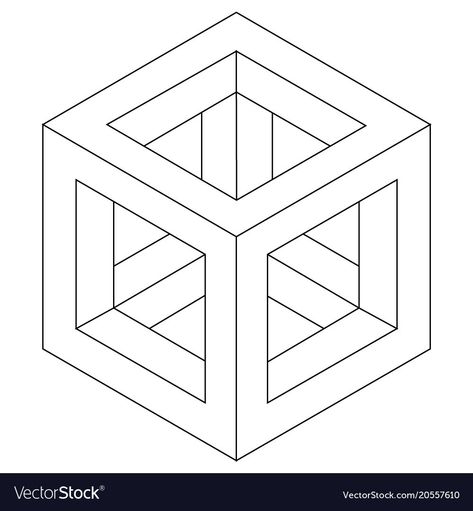 Impossible Cube, High Art, Peace Symbol, Png Images, Adobe Illustrator, Print On Demand, Vector Free, Vector Images, Illustrator