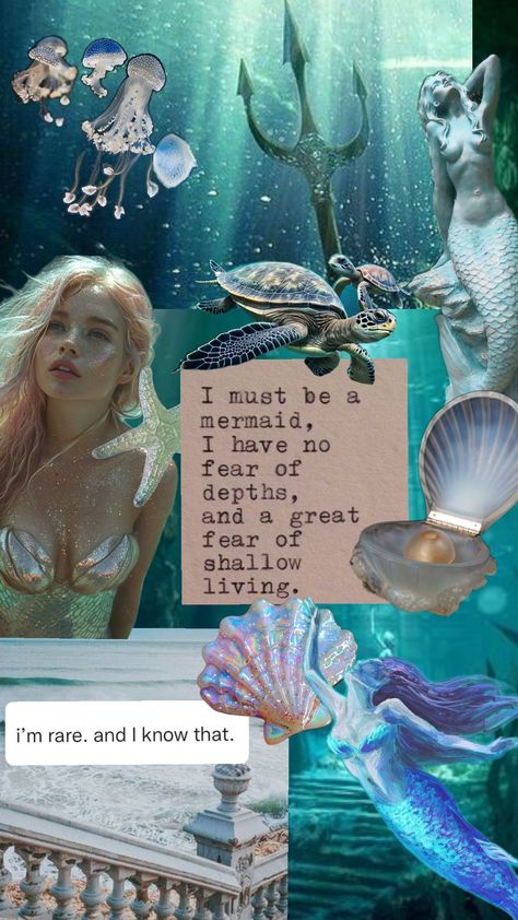 Mermaid Feminine Spirituality, Mermaid Core, Divine Feminine Spirituality, Real Mermaids, Mermaid Aesthetic, Mermaid Life, Past Life, Divine Feminine, Mermaid