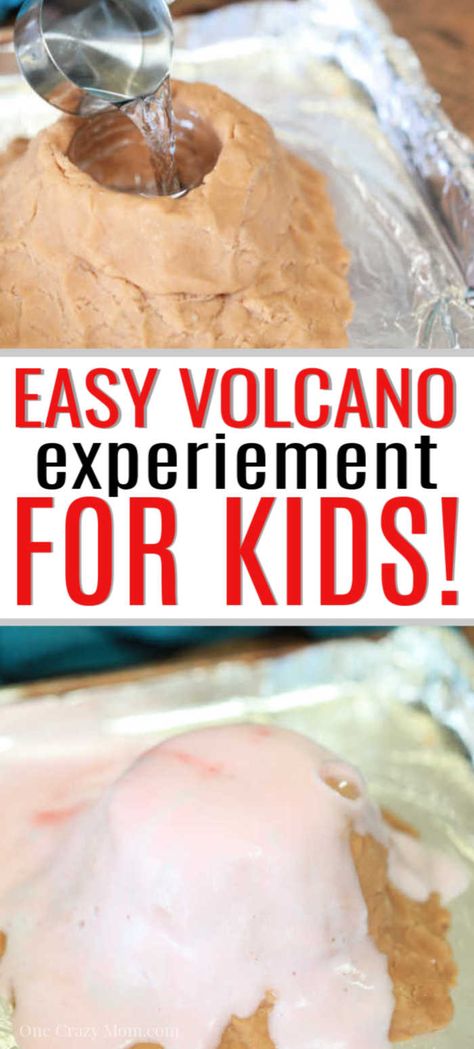 Learn how to make a volcano in just a few simple steps. This cool volcano experiment for kids will leave everyone amazed. Diy Volcano Project Kids Easy, Volcano Experiment For Preschool, How To Make Volcano, How To Make A Volcano Project, How To Make A Volcano, Easy Volcano, Valcano Project Easy, Easy Volcano Project For Kids, Shield Volcano Project