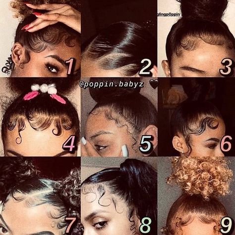 Mixed Curly Hair, Quick Natural Hair Styles, Edges Hair, Hair Instagram, Edge Control, Cute Curly Hairstyles, Natural Curls Hairstyles, Hairdos For Curly Hair, Baby Hairs