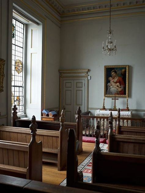 Chapel Interior, Althorp Estate, Home Chapel, Althorp House, Somerset Levels, Spencer House, Spencer Family, Castles In Scotland, Family Estate