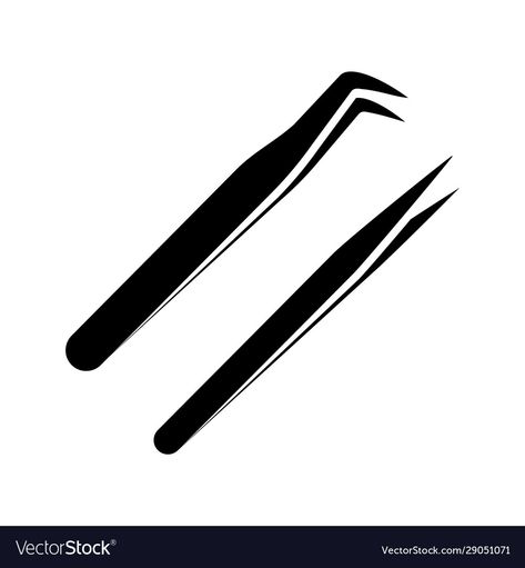 Tweezers Drawing, Brow Ideas, Lash Logo, Space Vector, Lash Tools, Lashes Logo, Logo Idea, Eyelash Tweezer, Glyph Icon