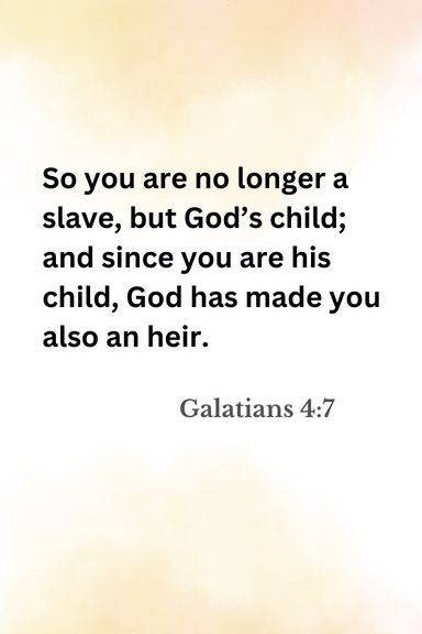 Galatians 4:7 Galatians 4:7, Galatians 4, Prayer For My Family, Galatians 6, Bible Stuff, Gods Love Quotes, Quotes Prayer, Serve The Lord, Bible Quotes Prayer