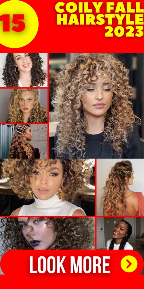 Get inspired by the best coily fall hairstyle ideas for 2023. Whether you're looking for a bold and edgy look or a soft and romantic style, there are options that will suit your personality and enhance your natural curls. From bouncy coil-outs to intricate braided patterns, these hairstyles offer endless possibilities for the autumn season. Coily Hair Care, Rock Your Locks, Hairstyle 2023, Daily Hair Routine, Messy Curly Hair, Season Of Change, Autumn Hair Accessories, Fall Hairstyles, Barrel Curls