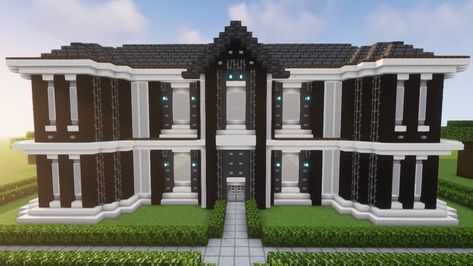 This tutorial will teach you how to build an large concrete mansion in Minecraft – and it'll be simple enough for even beginners to understand. After watching this tutorial, you'll be able to build an mansion in no time! #minecraft #minecraftmansion #minecraftlargemansion #minecraftconcretemansion Concrete Mansion, Minecraft Mansion Ideas, Mansion In Minecraft, Minecraft Mansion Tutorial, Minecraft Rooms, Mansion Minecraft, Building Blueprints, Minecraft Building Blueprints, Minecraft Town