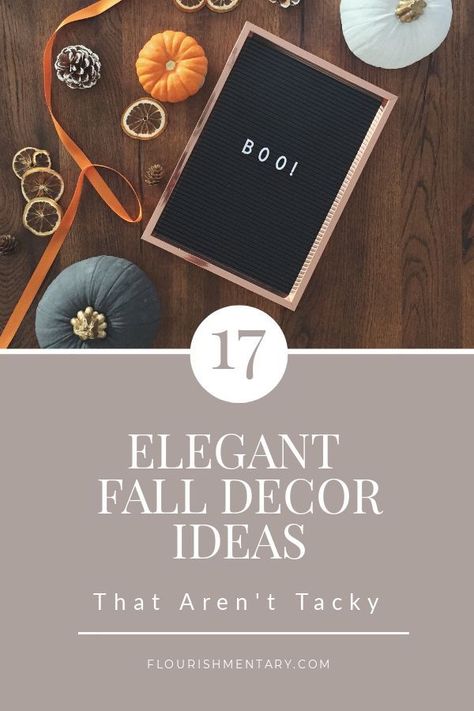 Fall is just around the corner, and you know what that means! It’s time to show off your love for the cozy weather, with some pretty fall home decor!  If you’re like me, you really want your fall decorations to actually fit in with the rest of the room. This year, I set out to find plenty of ideas for fall home decor, that aren’t tacky. These simple ideas are sure to look great with elegant interiors!  #fallhomedecor #diydecor #fallhome #falldecorideas Fall Decor On A Budget, Dollar Store Fall Decor, Elegant Fall Decor, Happy Homemaking, Cozy Weather, Fall Home Decor Ideas, Fall Mantle Decor, Modern Fall Decor, Halloween Front Porch Decor