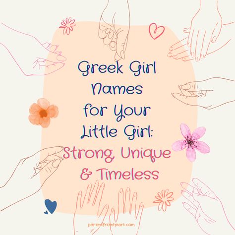 Greek Girl Names for Your Little Girl: Strong, Unique, and Timeless Names With Beautiful Meanings, Greek Princess, Greek Girl Names, Girl Names With Meaning, Greek Names, Beautiful Meaning, Classic Names, The Perfect Girl, Greek Myths