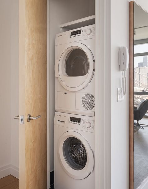 Laundry In Apartment, Apartment With Washer And Dryer, In Unit Washer And Dryer, Washer And Dryer Apartment, In Unit Laundry, Washer And Dryer In Closet, Apartment Washer And Dryer, Apartment Washing Machine, Washer Dryer Closet