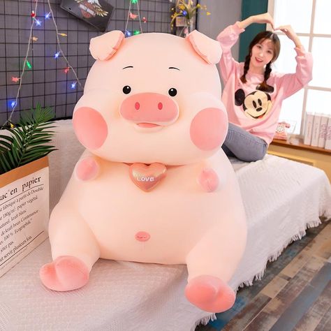 Belly Button Pig Plush - Harajuku Kawaii Fashion Anime Clothes Fashion Store - SpreePicky Pig Plushie, Pig Pillow, Pig Doll, Pet Pigs, Kawaii Plush, Kawaii Plushies, Bunny Toys, Bunny Plush, Child Doll