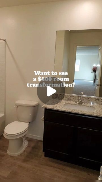 Hi, we're Cody & Nikki | DIY + Design on Instagram: "Who said you can't achieve big results on a budget?! ✨️ Projects done in this space: • beadboard paneling • shower fixtures re-finish • painted vanity • framed builder-grade mirror • light fixture upgrade What do you think of this transformation? #diyhomeimprovement #diyhomeprojects #diy #diycouple #roommakeover #roomtransformation #bathroomstyle #bathroommakeoveronabudget #bathroomgoals #bathroomrenovation #bathroomdesign #bathreno #doityourself #homesweethome #frombuildergradetocustom #interiordesign #interiorstyling" Small Brown Bathroom Ideas, Builder Grade Bathroom Makeover, Guest Bathroom Inspiration, Bathroom Renovations On A Budget, Small Bathroom Upgrades, Half Bathroom Makeover, Half Bathroom Decor Ideas, Bathroom Makeover On A Budget, Guest Bathroom Makeover