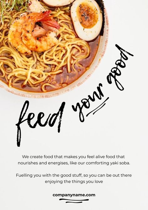 Restaurant Social Media Ideas, Ramen Poster, Yaki Soba, Restaurant Ad, Restaurant Social Media, Restaurant Poster, Online Poster, Food Content, Food Channel