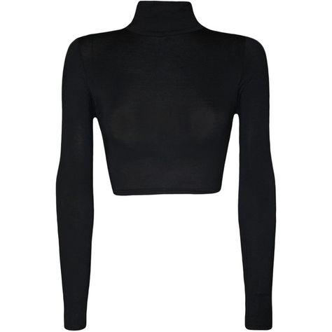 Harmony Turtle Neck Crop Top ($12) ❤ liked on Polyvore featuring tops, shirts, crop tops, black, long sleeves, cropped tops, cut-out crop tops, turtle neck crop top, long sleeve tops and long sleeve shirts Look Working Girl, Plain Crop Tops, Turtleneck Crop Top, Turtle Neck Shirt, Cl Fashion, Cropped Turtleneck, Black Long Sleeve Crop Top, Turtle Neck Crop Top, Turtleneck Shirt