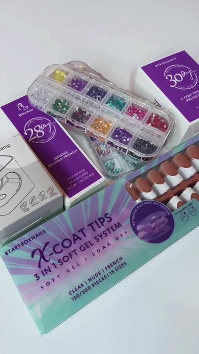 Shani on TikTok Press On Nails Amazon, Nails Amazon, Gel Glue, Nail Bed, Gel Tips, Press Ons, Amazon Storefront, Manicure At Home, Easy Nail Art