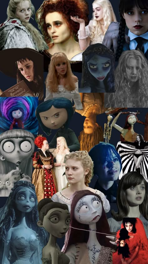 Tim Burton girls #timburton#girls#weird#timburtoncore Melanie Martinez Tim Burton Style, Tim Burton Core Outfits, Tim Burton People, Young Tim Burton, Tim Burton Women, Raylynn Core, Disfraces Tim Burton, Tim Burton Style Outfits, Tim Burton Oc