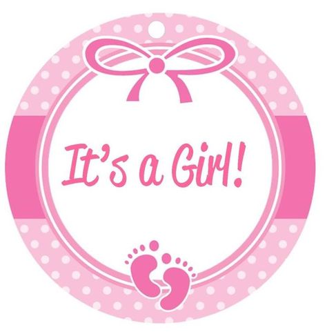 Scrapbook Bebe, Its A Girl Announcement, Baby Shower Clipart, Its A Girl, Free Baby Shower, Baby Shower Stickers, Baby Clip Art