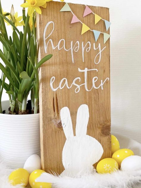 Cheap Easter Crafts, Easter Crafts To Sell, Easter Crafts To Make, Easy Easter Crafts, Easter Craft, Easter Signs, Crafts To Make And Sell, Easy Easter, Spring Crafts