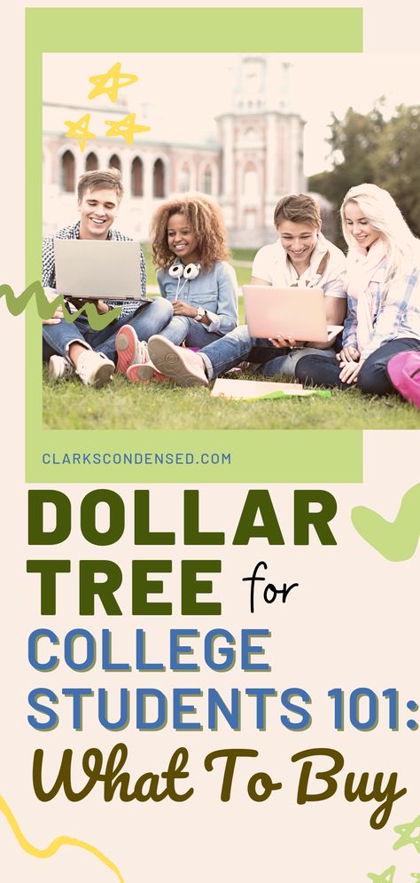 College life is a challenging time for young adults in terms of cash. Funds are low and expenses are quite high. Regardless, there are some tips and hacks to work your way through this. Have you ever heard of the dollar tree? It’s time to explore this beautiful gem! This guide will help you find the best products and categories to shop for. From dorm room and school supplies to cooking essentials─ name it, they have it! #collegetips #collegehacks #dollartreefinds #dollarstorehacks Dorm Necessities, Dorm Hacks, Tree Collage, College Supplies, Frugal Family, Dollar Store Hacks, Dollar Tree Finds, Dollar Tree Store, College Hacks