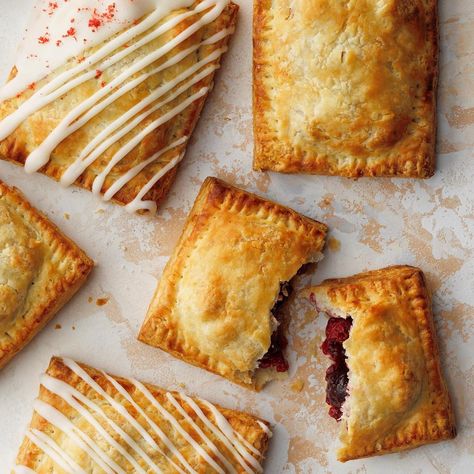 Cherry Hand Pies Cherry Hand Pies, Pie Bakery, Winter Dessert, Hand Pie, Cherry Desserts, Valentine Desserts, Winter Desserts, Dried Strawberries, Hand Pies