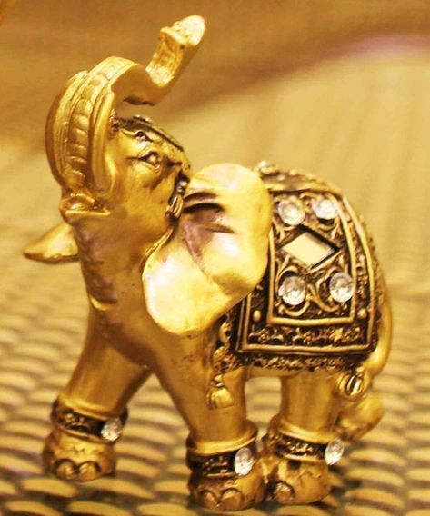 Buda Wallpaper, Golden Elephant, Terrarium Wedding, Lucky Wallpaper, Garden Figures, Lucky Elephant, Gold Money, Look Up Quotes, Elephant Statue