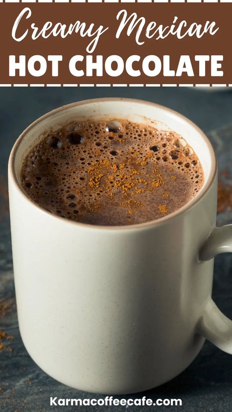 Authentic Mexican Hot Chocolate Recipe: Cozy, Spicy, and Rich! Traditional Mexican Hot Chocolate, How To Make Mexican Hot Chocolate, Crockpot Mexican Hot Chocolate Recipe, Homemade Mexican Hot Chocolate, Authentic Mexican Hot Chocolate, Mexican Hot Cocoa Recipe, Mexican Hot Chocolate Mix Recipe, Mayan Hot Chocolate Recipe, Spicy Hot Chocolate Recipe