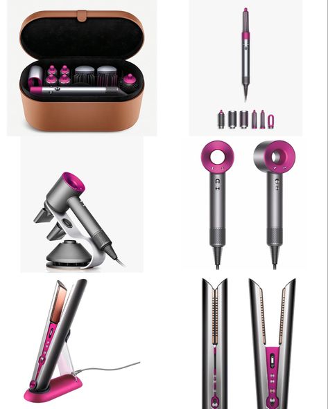 Hairdryer Dyson, Dyson Supersonic Hairdryer, Dyson Air Wrap, Air Wrap, Hair Tool Set, Curls With Straightener, Dyson Supersonic, Professional Hair Tools, Curly Girl Method