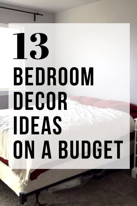 Do you want to update your bedroom home decor? You'll be amazed at the before and after results of these bedroom decorating ideas. So check out these 13 bedroom decor projects for some much needed inspiration. #diy #bedroom #homedecor Bedroom Decor Ideas Diy, Pallet Accent Wall, Small Space Inspiration, Growing Bamboo, Accent Wall Paint, Budget Home Decorating, Diy Bedroom, Bedroom Decorating Ideas, Diy Coasters