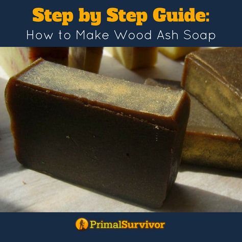 Have you ever had a go at making your own soap? It's easier than you might think. Just follow our step by step instructions and you will soon be using your own Wood Ash Soap. #DIY #woodash #homesteading #selfsufficient Săpunuri Handmade, Homesteading Skills, Homemade Soap Recipes, Soap Molds, Diy Soap, Survival Prepping, Soap Recipes, Homemade Beauty Products, Home Made Soap