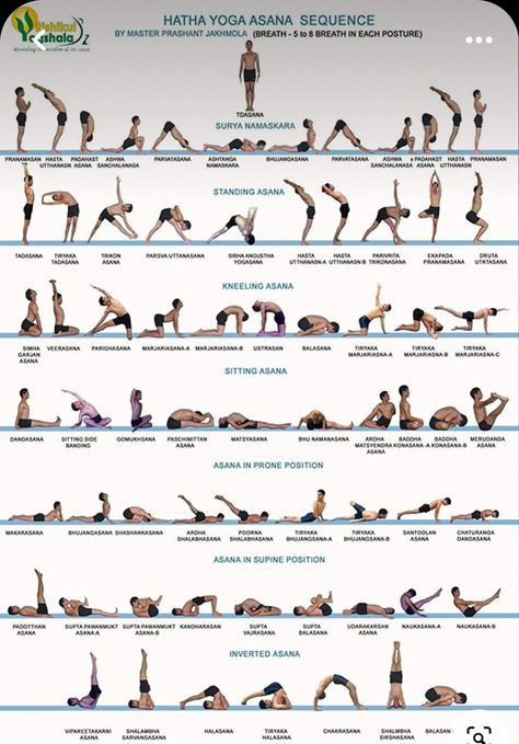 30 Days Of Yoga, Best Workout Songs, Yoga Poses Chart, Surya Namaskara, Standing Yoga Poses, Standing Yoga, Workout Songs, Ultimate Workout, Bikram Yoga