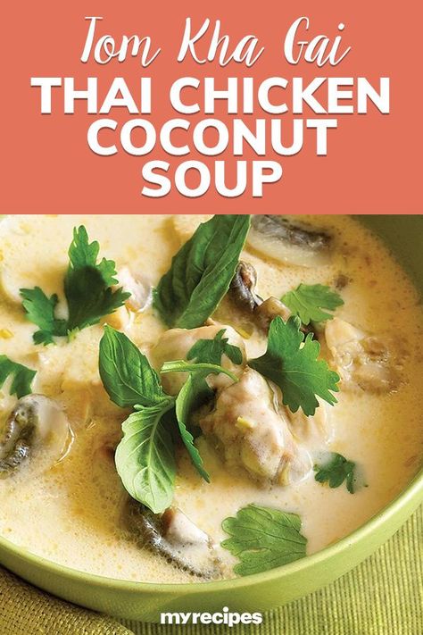 Thai Ginger Chicken Soup, Thai Chicken Basil Recipes Coconut Milk, Thai Coconut Lime Soup, Thai Basil Chicken Soup, Thai Basil Soup Recipe, Coconut Lime Chicken Soup, Creamy Thai Soup, Thai Basil Soup, Lemongrass Soup Thai