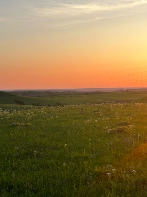 Sunrise | Kansas | Flint hills Kansas Countryside, Flint Hills Kansas, Village Boy, Flint Hills, Painted Flower Pots, Countryside House, Painted Flower, Flower Pot, Creative Inspiration