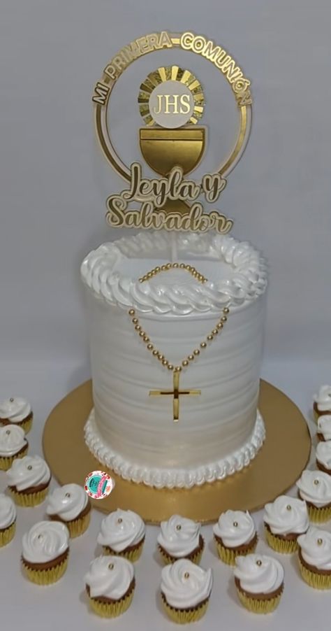 Holy Communion, Christening, Cake Toppers, Pastel, Cake