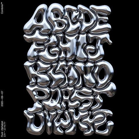 Tactile Typography, Wedding Manifestation, 3d Tipografi, Typographie Logo, Alphabet Graffiti, Alfabet Font, Tipografi 3d, 타이포그래피 포스터 디자인, Design Fonts