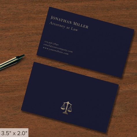 Attorney Scales of Justice logomakerinternational #design #editlogo. Attorney Aesthetic, Attorney Logo Design, Golden Typography, Law Firm Design, Law Graduation, Attorney Business Cards, Gold Scales, Clean Business Card Design, Lawyer Business Card