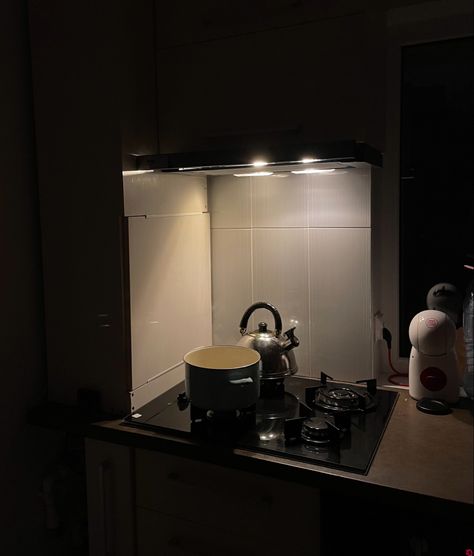 Night Kitchen Aesthetic, Late Night Kitchen Aesthetic, Late Night Cooking Aesthetic, Kitchen Night Aesthetic, Kitchen Aesthetic Night, Kitchen At Night Aesthetic, Night Cooking Aesthetic, Late Night Room Aesthetic, Coprate Baddie