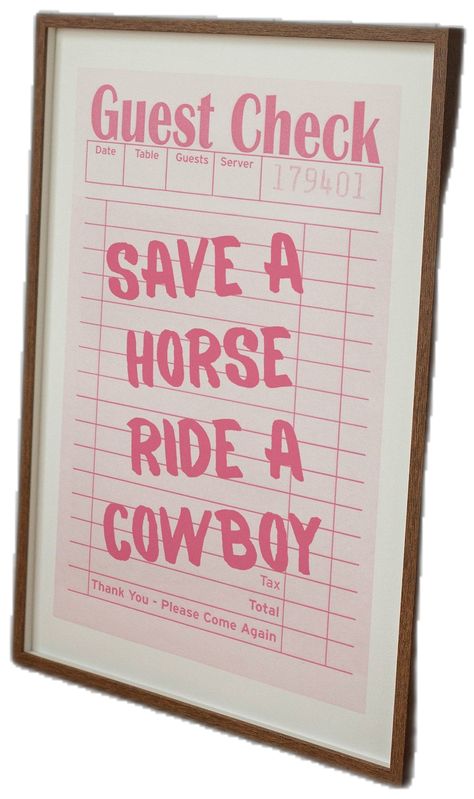 Cowgirl House, Pink Disco Cowgirl, College Dorm Art, Coastal Cowgirl Decor, Cocktail Bar Cart, Guest Check Print, Cowgirl Wall Art, Trendy Posters, Cowgirl Decor