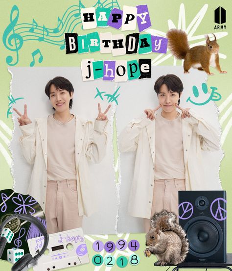 (1) jam on X: "Happy Birthday, j-hope🐿 https://t.co/aNkK1JjG8E" / X J Hope Birthday Picture, J Hope Birthday, Birthday Picture, Dancing King, Alice Book, Bts Birthdays, Gwangju, Hoseok Bts, Bts J Hope