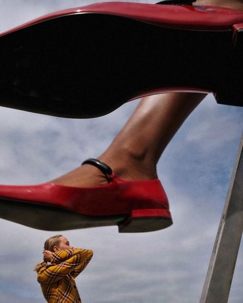 Micro World, Red Shoes, Fashion Photography, Editorial, Dior, Vogue, Van, Photography, Red