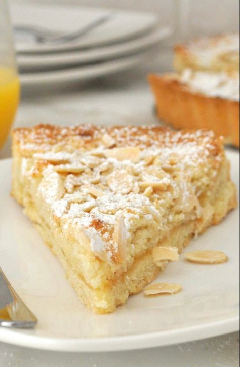 Almond Desserts, Almond Tart, Recipes Italian, Almond Cakes, Italian Desserts, Pie Dessert, Sweet Tarts, Tart Recipes, Food Cakes