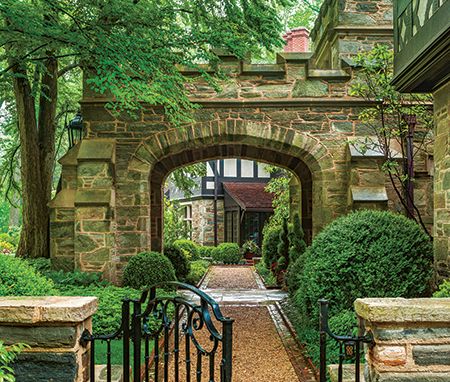 Period Homes Magazine Modern Traditional Design, Residential Exterior, Bryn Mawr, Porte Cochere, Tudor Style Homes, English Tudor, Property Design, Tudor House, Tudor Style